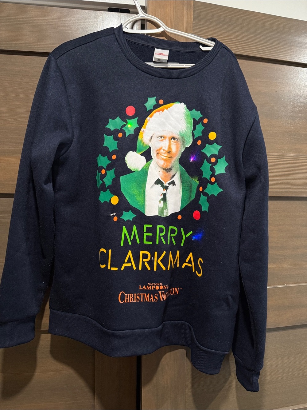 National Lampoon Merry Clarkmas Graphic Sweatshirt - Navy